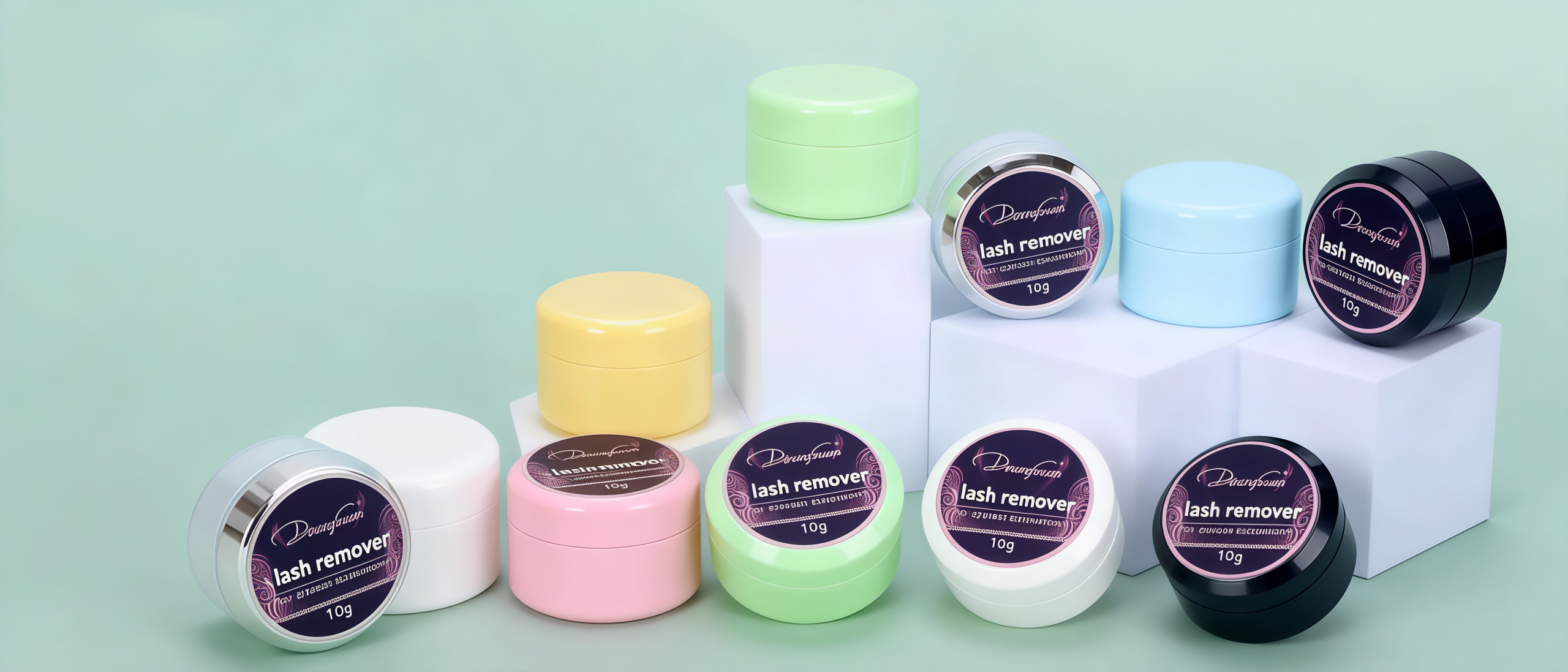 customized Lash remover bottles