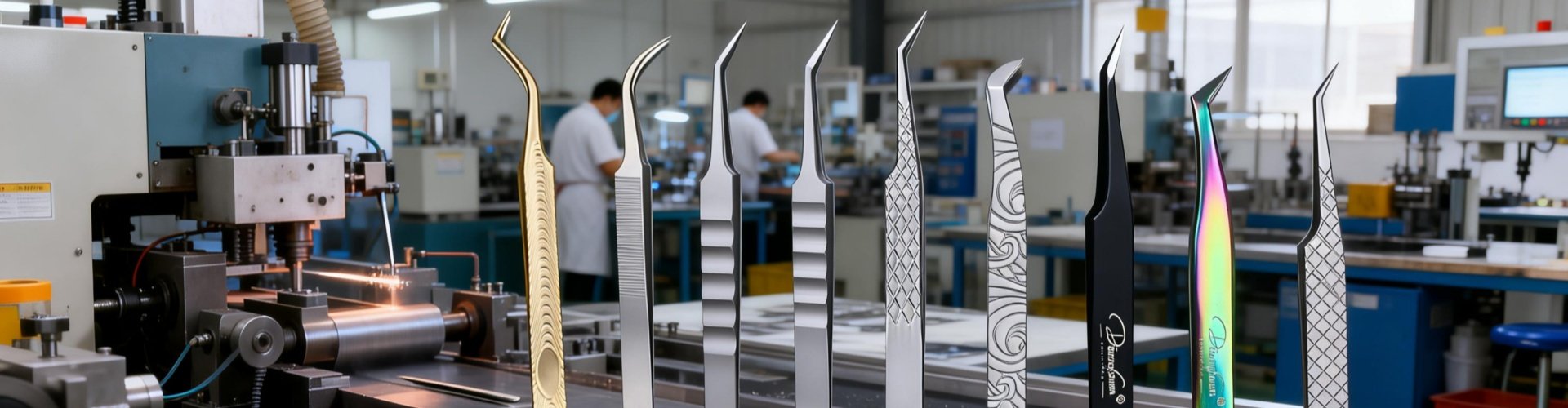 Lash Tweezers Banner