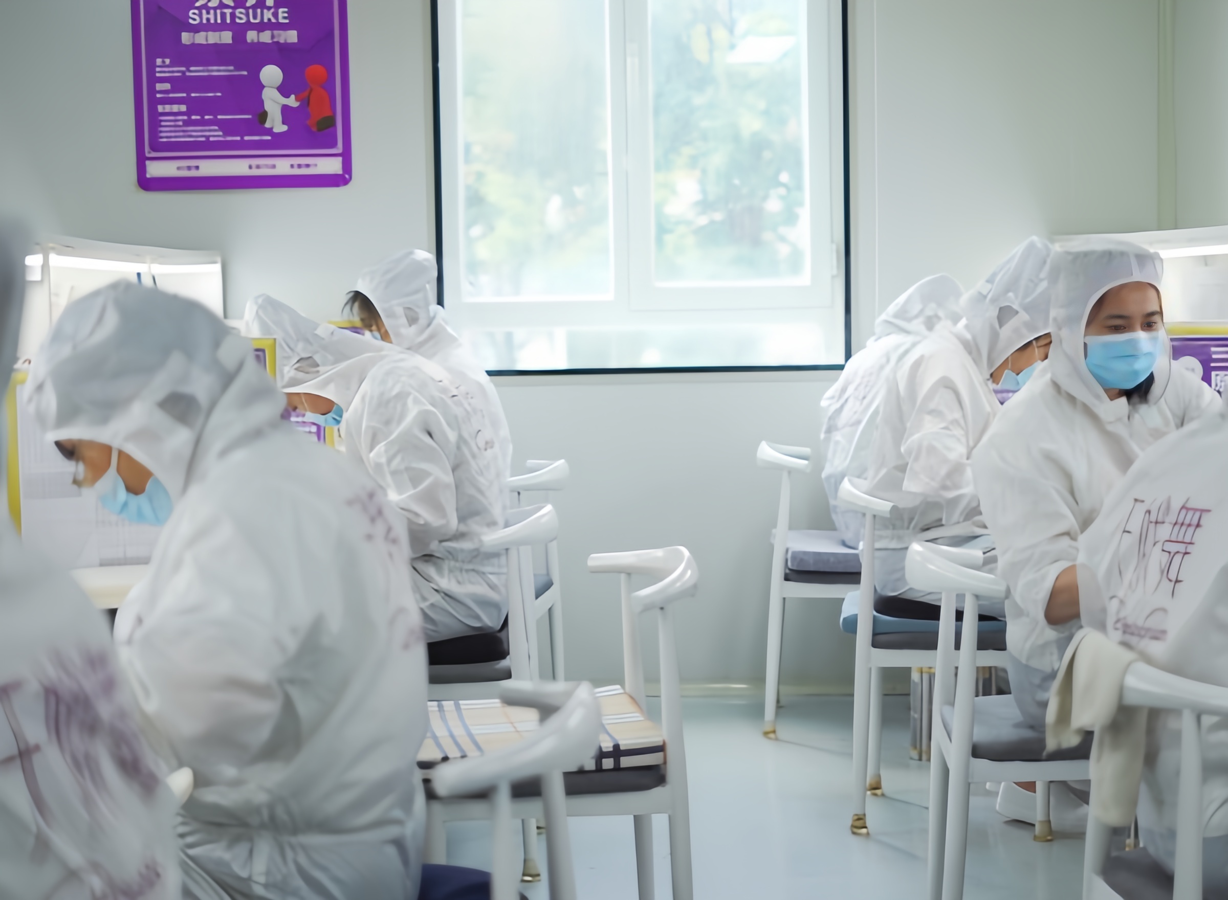 Dust-free production environment